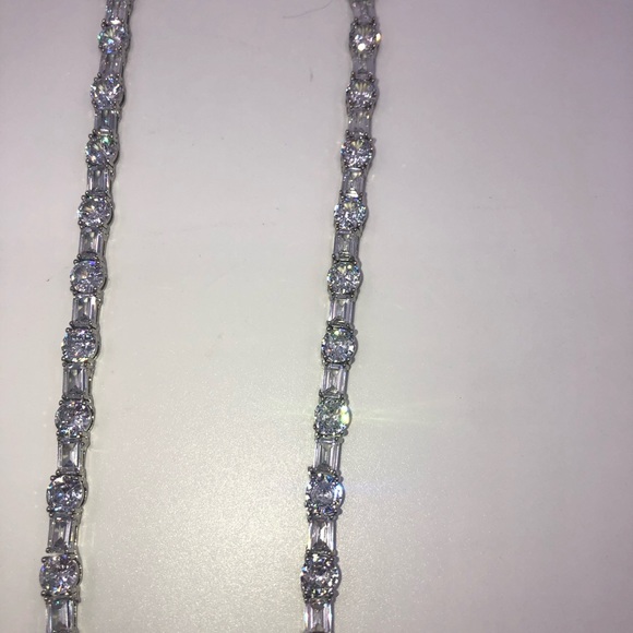 63ct Multi-Stone Tennis Necklace - Picture 9 of 14